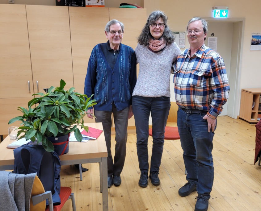 Übergabe Koordinator des Bürgertreffs