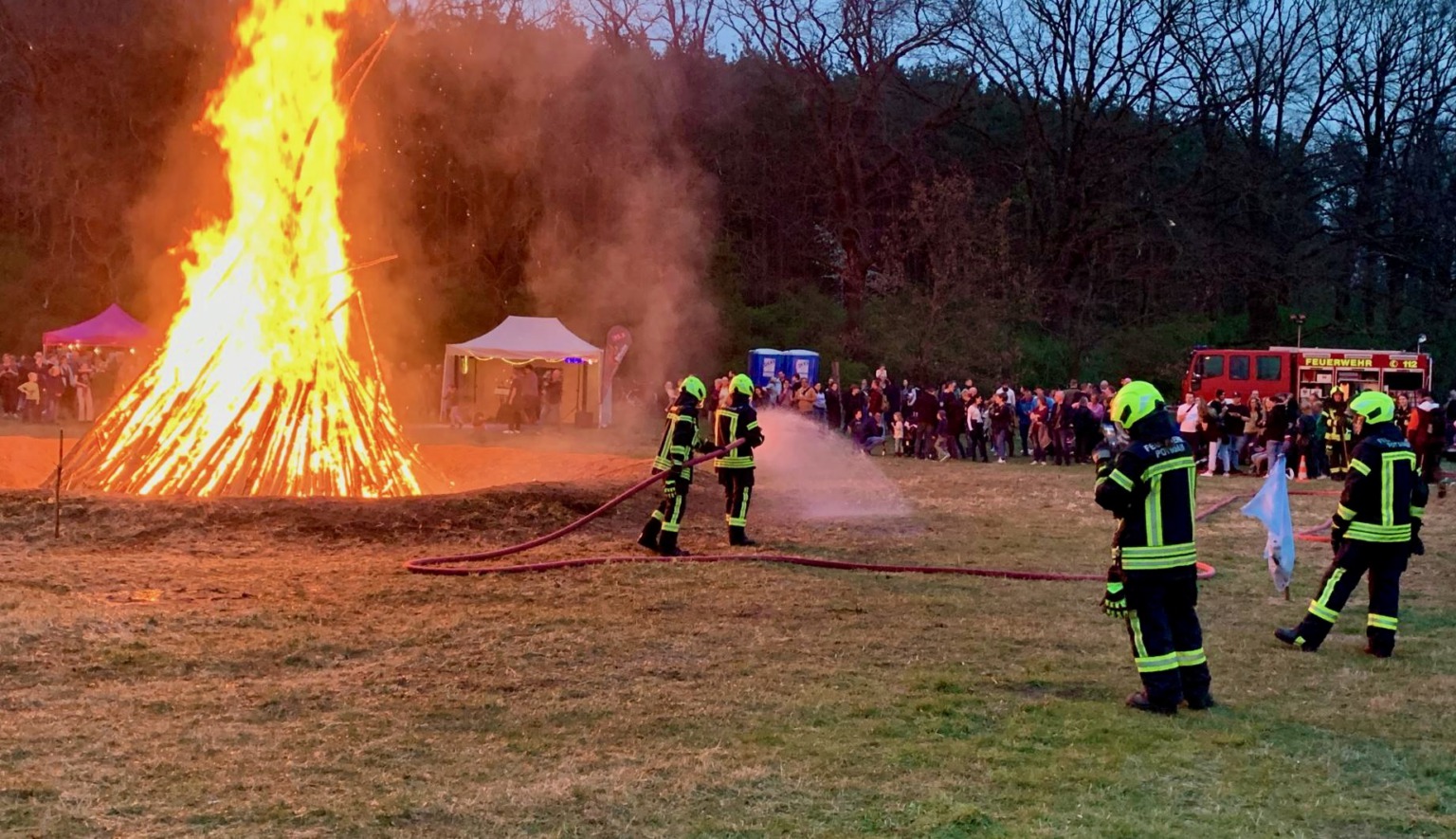Osterfeuer-2024 Osterfeuer am Großen Herzberg