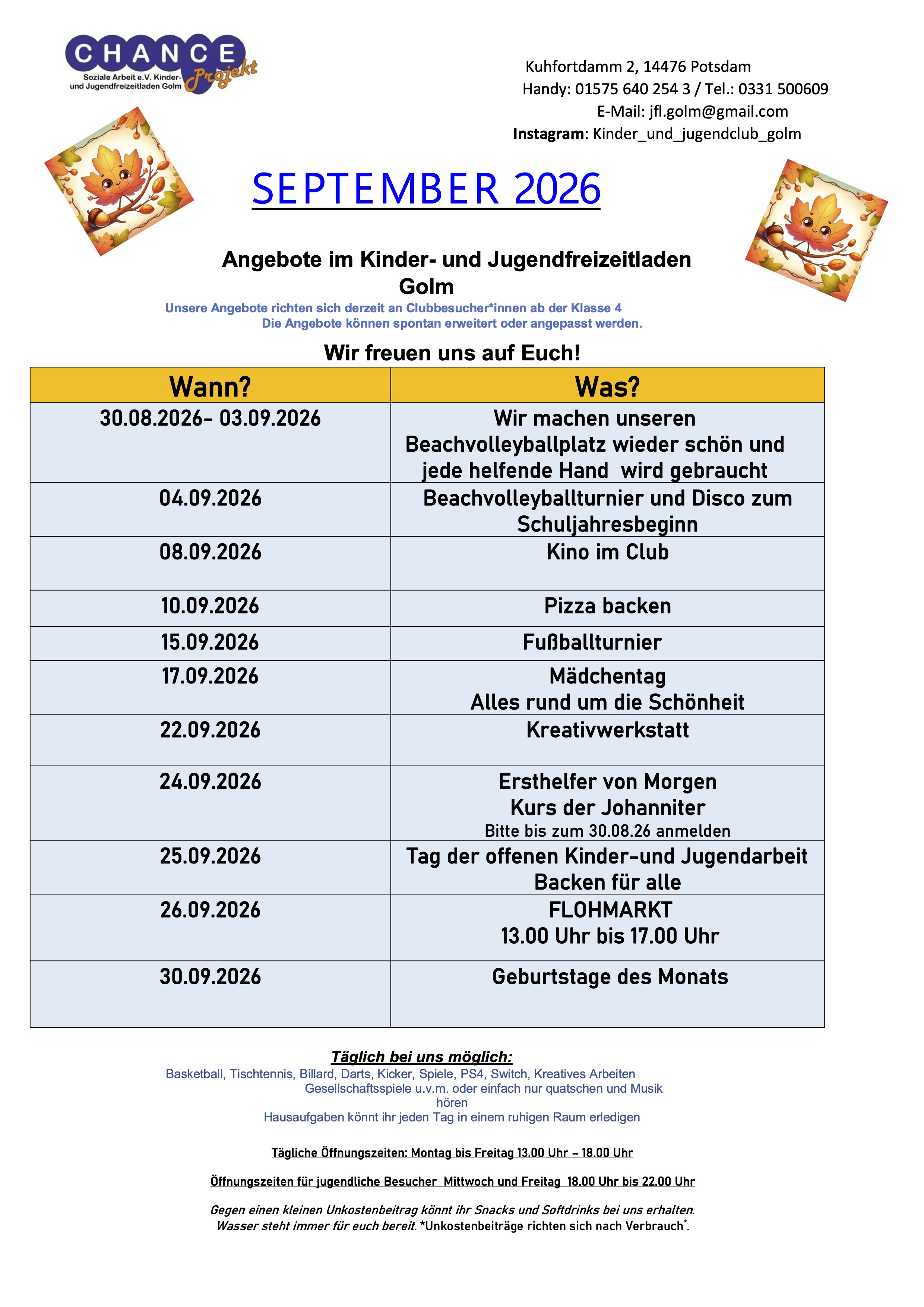 Angebote 09.2026