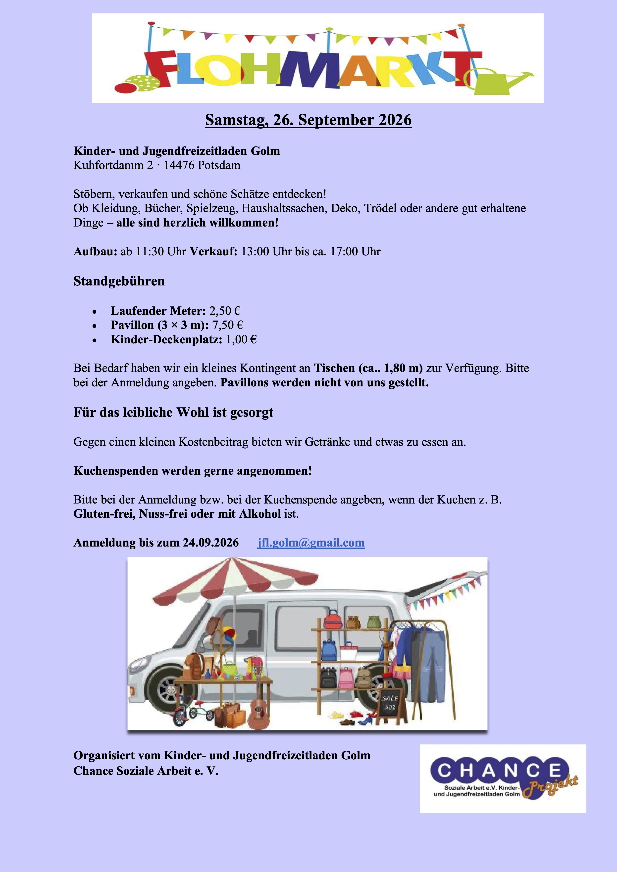 Flohmarkt Flyer
